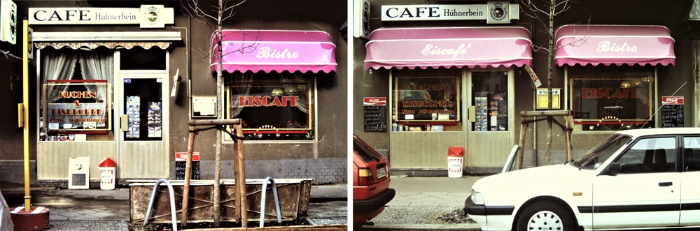 Andrea J. Grote, Cafe Hühnerbein 5 + 6, aus Karl-Kunger-Str.Projekt, 22.12.1993 und 21.12.1994