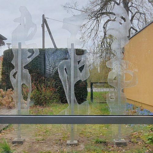 Andrea J Grote, in between II, 2025, Havel-Fohrde Innenhof Detail