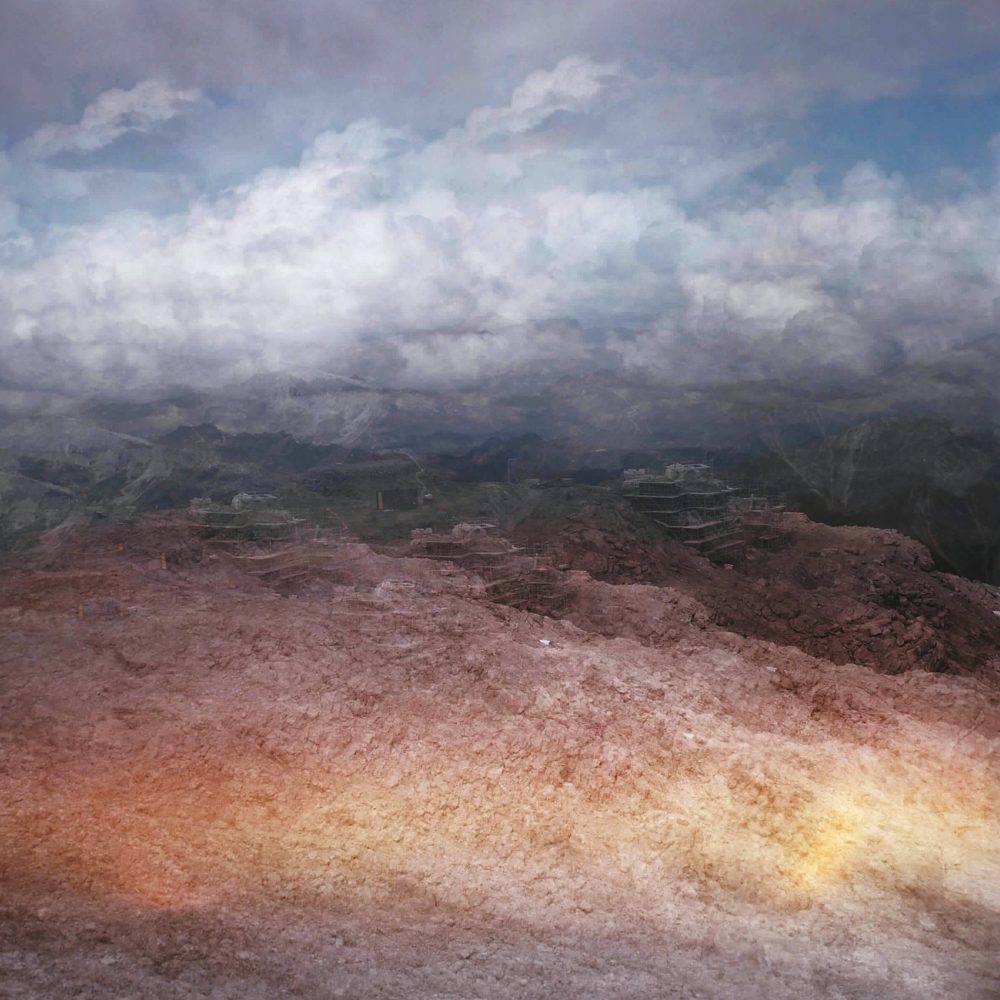 Andrea Grote, O.T. (Weissfluh V, 24.7.2017, 1min) 2017/2025, 40 x 40 cm, Auflage 1/6