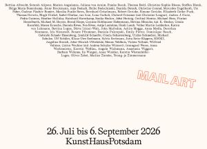 Mail ART, Kunsthaus Potsdam